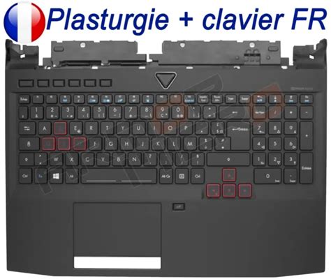 PLASTURGIE AVEC CLAVIER Français AZERTY pour Acer Predator 15 G9 592