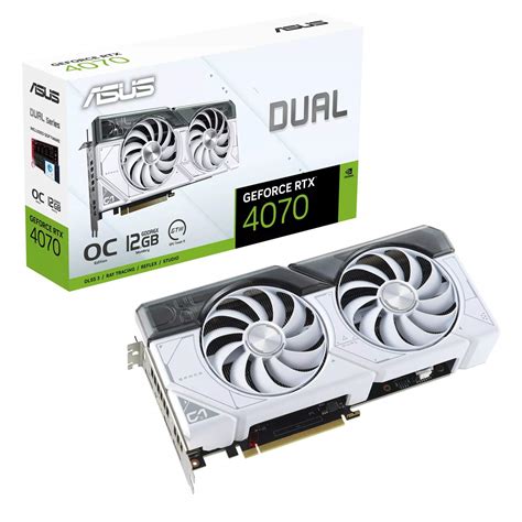 Видеокарта Asus Nvidia Geforce Rtx 4070 White Oc Edition Dual Dual Rtx4070 O12g White купить