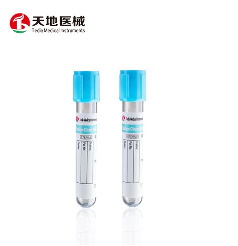 Laboratory Test Sodium Citrate Vacuum Blood Collection Pt Tube With