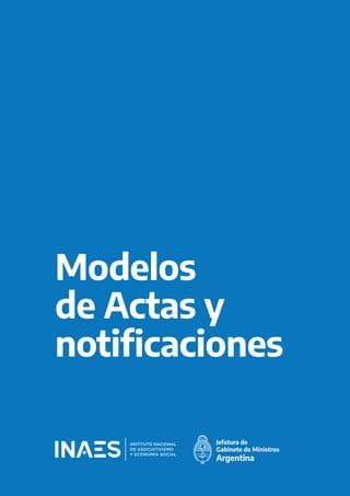 Modelos De Actas Pdf