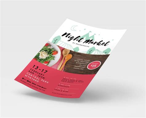 Free Night Market Poster Templates In Psd Ai And Vector Brandpacks