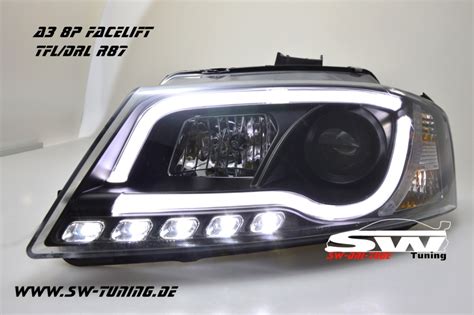 Sw Drltube Scheinwerfer Audi A P Facelift Led Tfl Lighttube