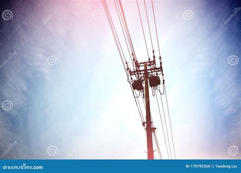 Wires On Utility Pole Royalty Free Stock Photography CartoonDealer