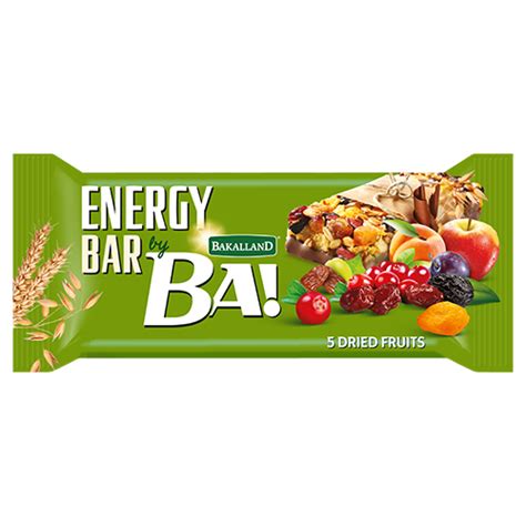 BAKALLAND BA ENERGY BAR 5 DRIED FRUITS 40G X 15pcs Portcross