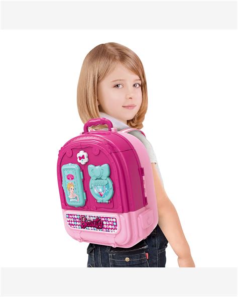 Riachuelo Bolsa Mochila De Maquiagem Infantil E Casinha Beauty