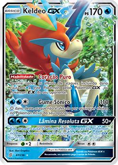 Keldeo GX Sintonia Mental Banco De Dados De Cards Do Estampas