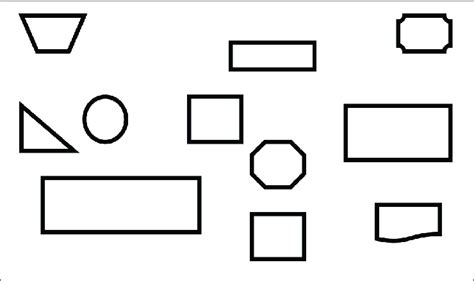 A Sample Item Of Rectangle Recognition From The Shape Recognition