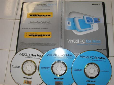 Microsoft Virtual Pc 7 For Mac With Windows Xp Professional Ms Win Pro