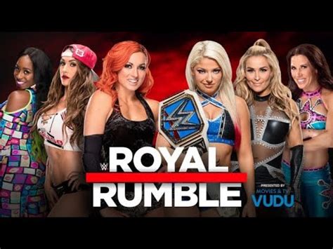 WWE 2K19 30 Woman Royal Rumble 96 YouTube