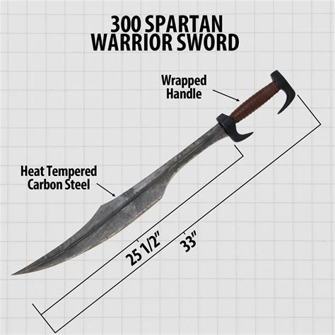 300 Spartan Warrior Replica Sword