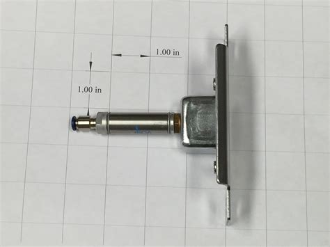 Pneumatic Latch Release Kit for 4 7/8" Metal Jamb