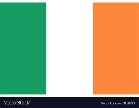 Flag republic ireland Royalty Free Vector Image