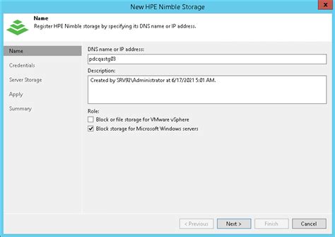 Step 2 Specify Credentials Veeam Backup Guide For Hyper V