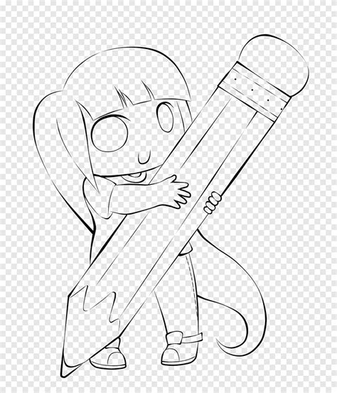 Linha Arte Desenho Chibi Artist Chibi Ngulo Branco Png Pngegg The