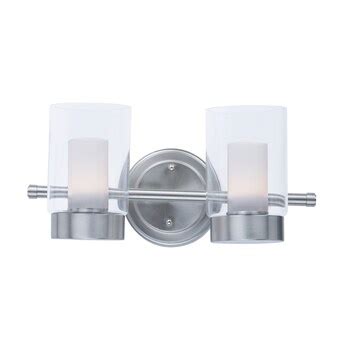 Maxim Lighting Mod 14.25-in 2-Light Satin Nickel LED Modern ...