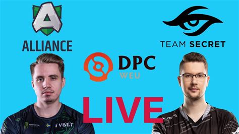 EN Alliance Vs Team Secret DPC WEU 2021 22 Tour 1 Division I