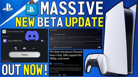 Huge New Ps5 Update Out Today Discord Voice Chat Vrr Support For