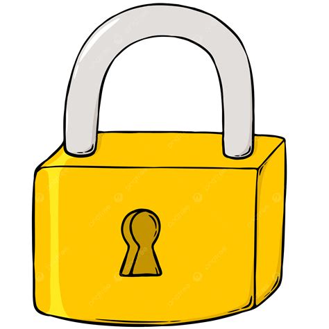 cartoon lock picture