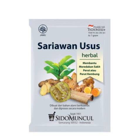 Jual Jamu Sariawan Usus Sido Muncul Shopee Indonesia