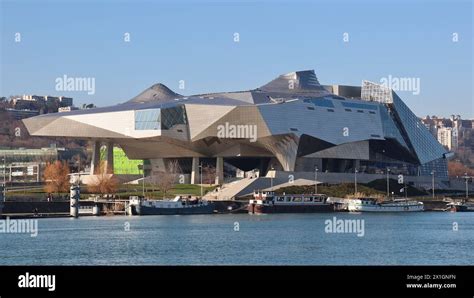 photo Confluence Museum Musée des confluences Lyon france Europe Stock