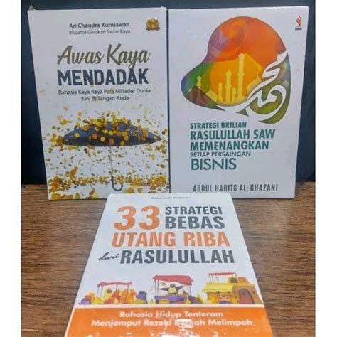 Jual Paket Buku Strategi Bebas Utang Riba Dari Rasulullah Strategi