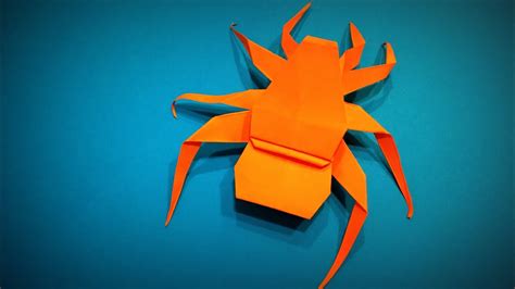 Origami Spider How To Make A Paper Spider Halloween Decorations