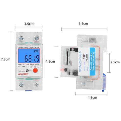 Contor Monofazat De Energie Electrica Sina Sinotimer KWH DDS6619