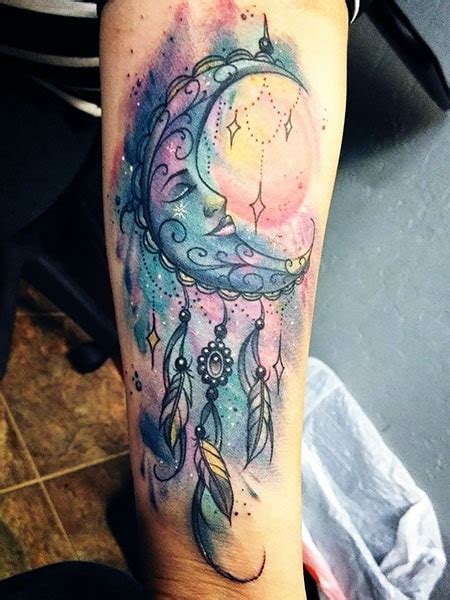 Discover Unique Moon Dream Catcher Tattoo In Cdgdbentre