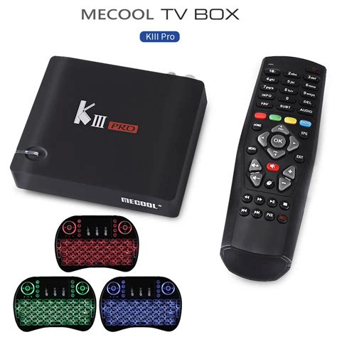 Mecool Kiii Pro Dvb S Dvb T Dvb C Android Tv Box Gb Gb K Pro