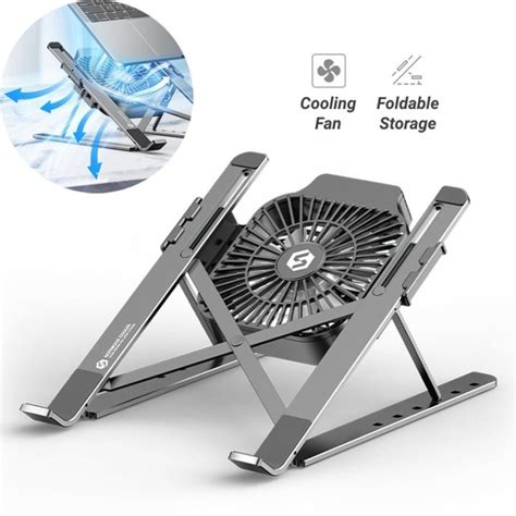 Alloy Laptop Stand Aluminum With Cooling Fan Laptop Stand Laptop Cooler