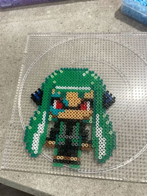 Agent Splatoon Mini Perler Beads In Perler Patterns Tapestry