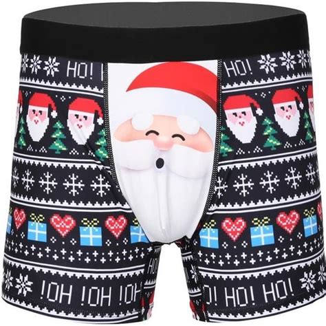 Yizyif Homme Boxer No L Sexy Cale On Imprim Lastique Shorty Sous