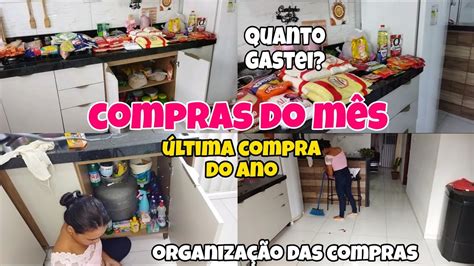 Compras Do M S De Dezembro Valor Total Quanto Gastei Organiza O