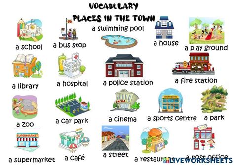 1034635 Vocabulary My Town Galina Tsvetanova