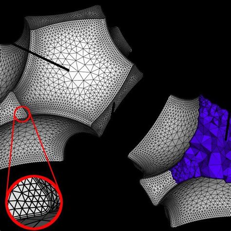 Computational Domain With Tetrahedral Mesh Download Scientific Diagram