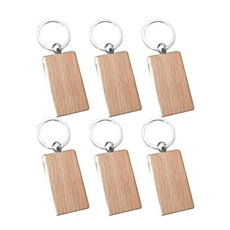 Pcs Diy Bois Porte Cl S Pendentifs Creative D Cor En Massif Pendentif