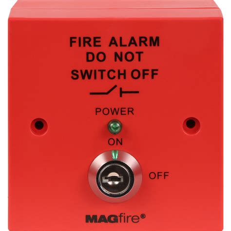 ESP Fire Alarm Panel Isolator Switch Red | Toolstation