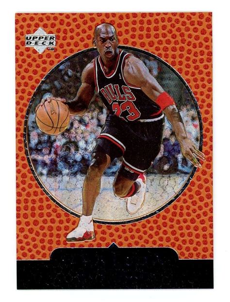 1998 Upper Deck Ovation Michael Jordan 7 NBA Chicago Bulls Trading