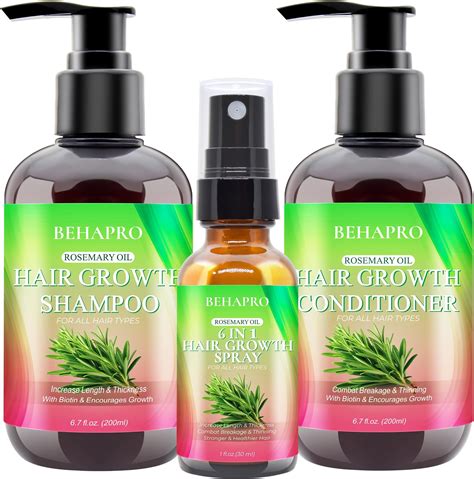 Rosemary Shampoo And Conditioner Set Hair Growth Shampoo And Conditioner For Anti