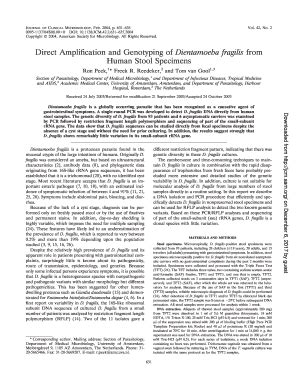 Fillable Online Jcm Asm Direct Amplification And Genotyping Of