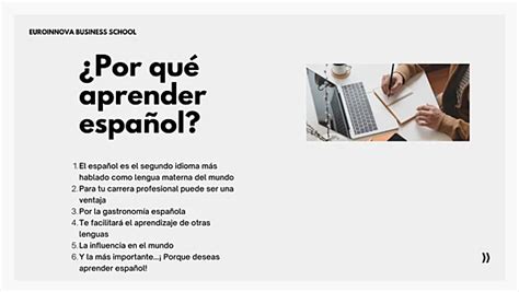 Gu A Para Aprender Espa Ol Web Oficial Euroinnova