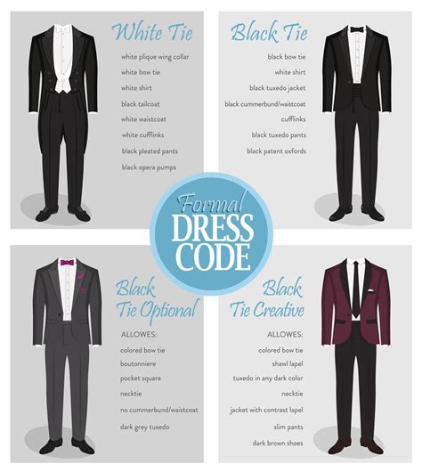 Formal dress code guide for men - Crystal Ballroom, Freehold NJ