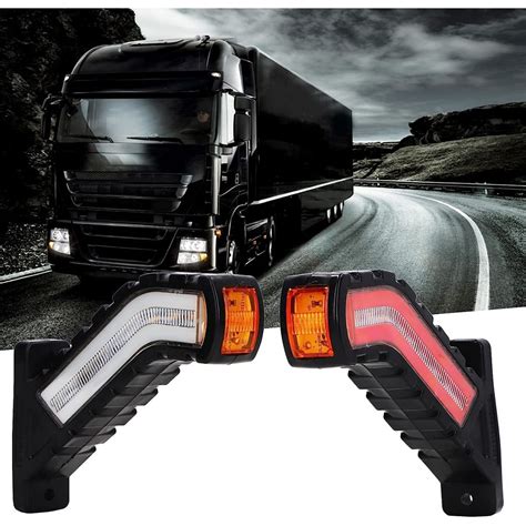 X Feux De Gabarit Lat Raux Clignotant Led Dynamique Pour Camion