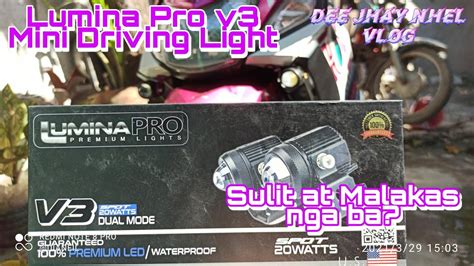 Mini Driving Light Lumina Pro V Dipo Sponsor Ng Lumina Testing Lang