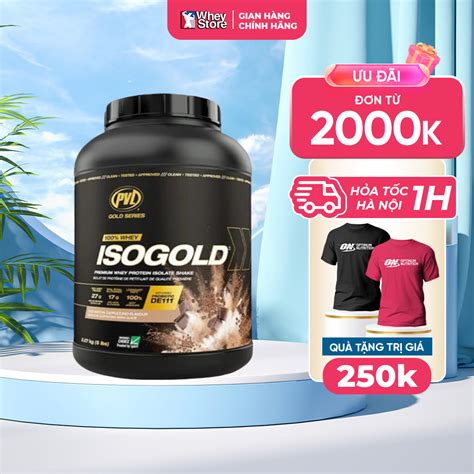 Sữa Tăng Cơ Bắp Pvl Iso Gold Whey Protein With Probiotic Chính Hãng