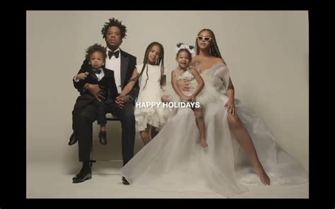 Photo Beyoncé Jay Z et leurs trois enfants Blue Ivy Sir et Rumi