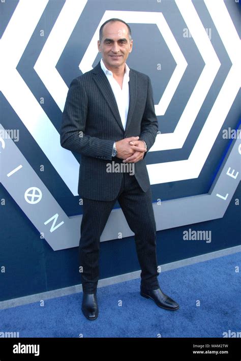 Los Angeles Ca April 02 Actor Navid Negahban Attends The Premiere Of Fxs Legion Season 2