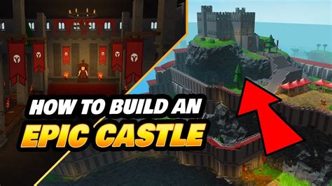 How To Build An Epic Castle In Survival Game Roblox Youtube