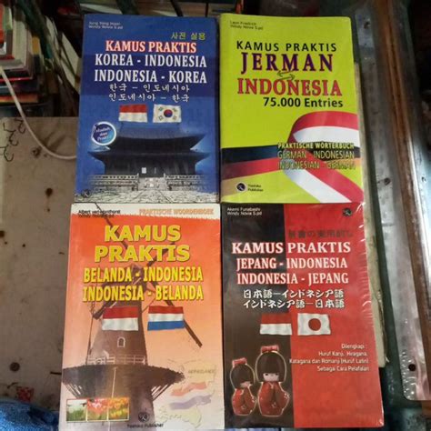 Jual Kamus Praktis Korea Indonesia Jepang Indonesia Belanda Indonesia