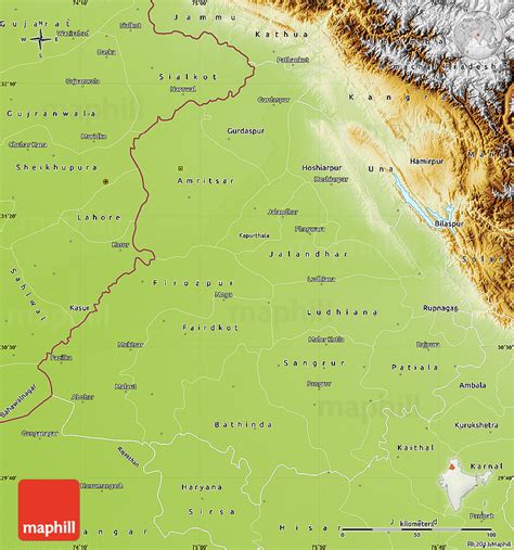 File:The Punjab (Five Rivers); A Physical Map From, 55% OFF